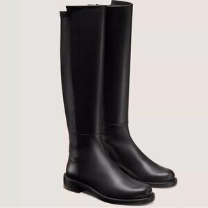 $850 Stuart Weitzman Black Gisele 5050 Suede knee high Boots size 7